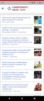 Premier League - Inglês android App screenshot 0