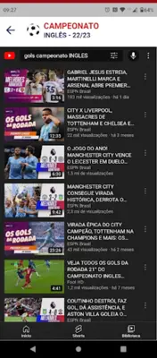 Premier League - Inglês android App screenshot 1