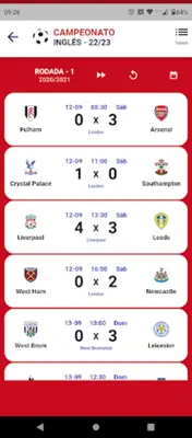 Premier League - Inglês android App screenshot 3